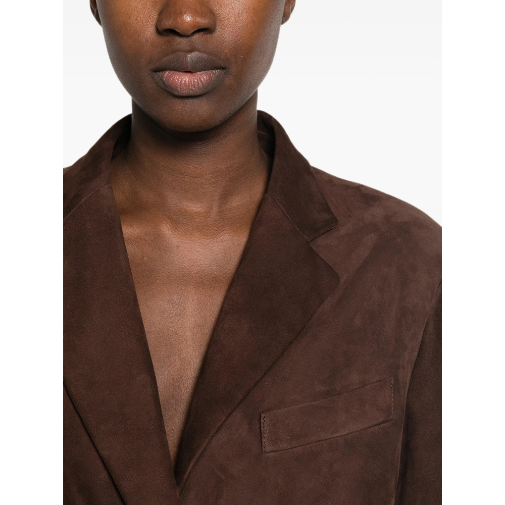 [TAGLIATORE] Leather Jacket FW26 CHI26-01 CILIAN BROWN