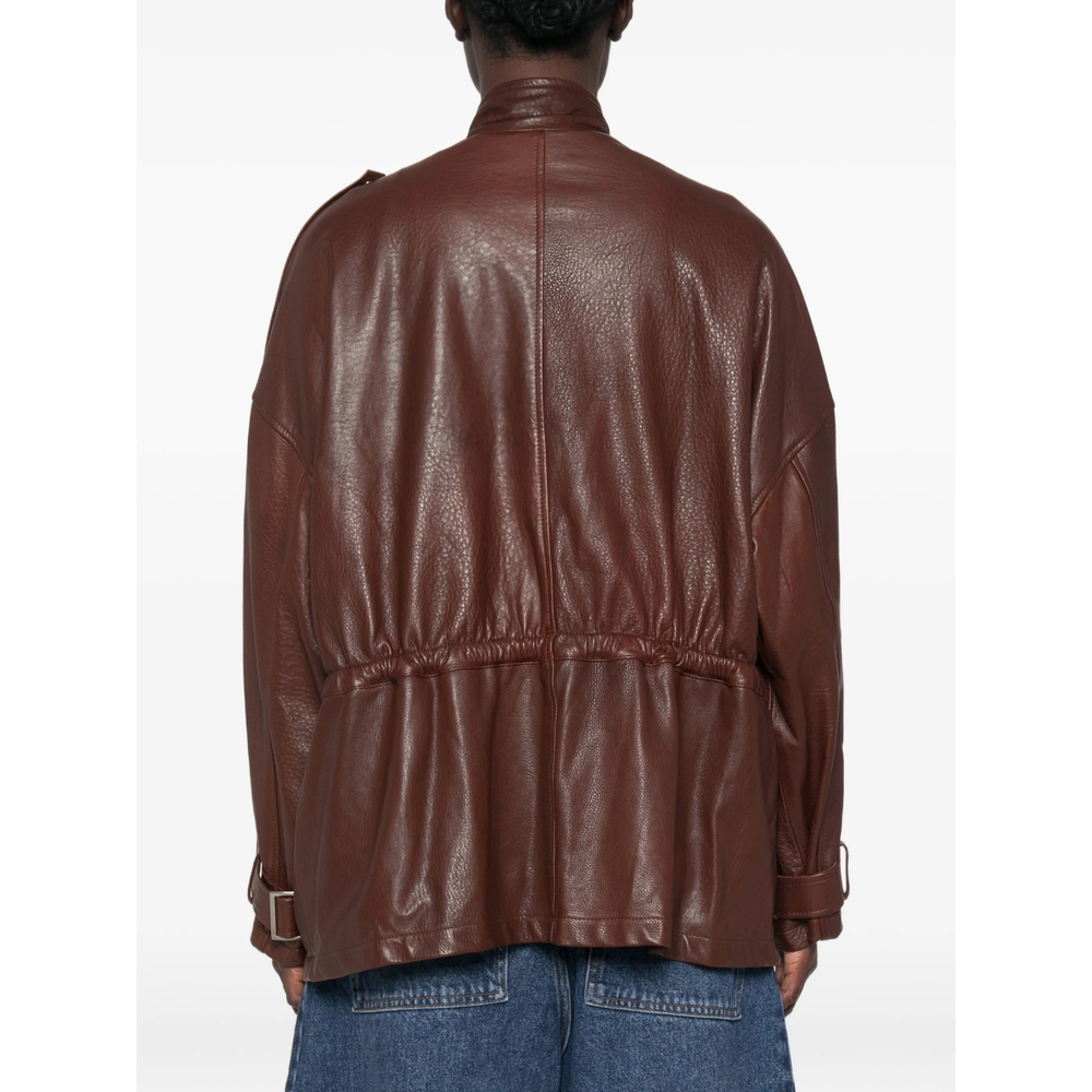 [Giorgio Brato] Leather Jacket FW26 GD27F23096MGA  BRAND