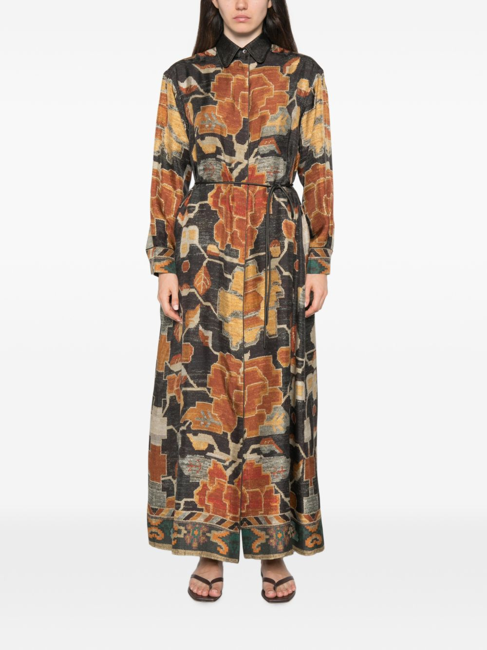 [Pierre Louis Mascia] Long sleeve dress FW26 ALOE/S-AB12941101519736