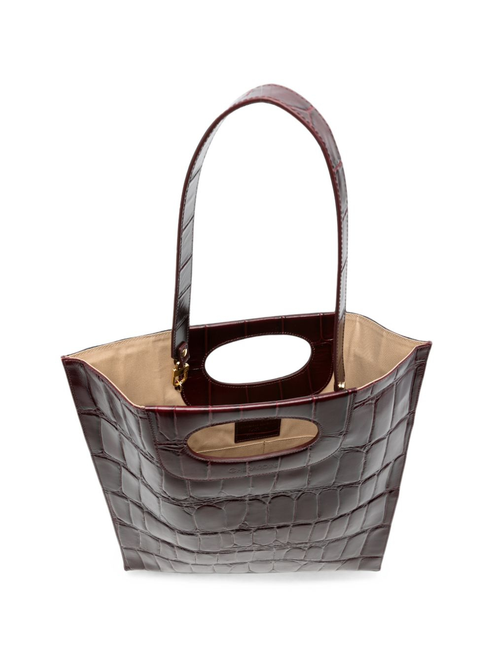 [GHERARDINI] Shoulder bag FW26 GHB0275 PIATTINA COCCO BORDEAUX