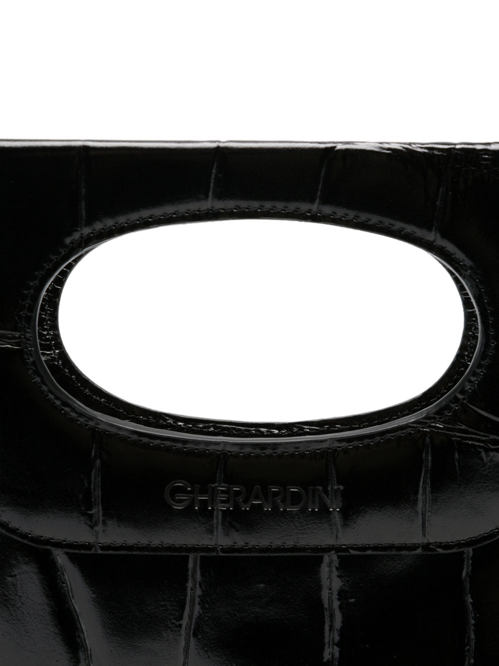[GHERARDINI] Shoulder bag FW26 GHB0275 PIATTINA COCCO NERO