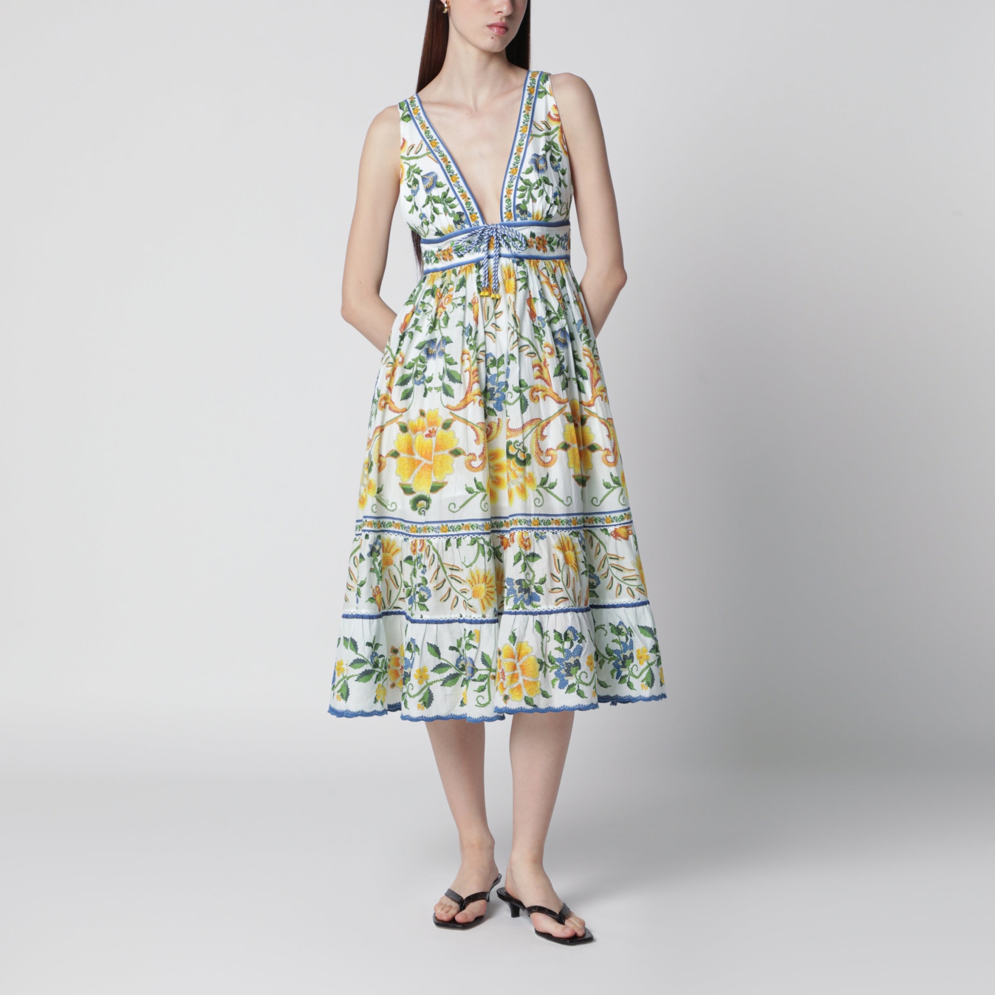 [Farm Rio] Sleeveless dress FW26 355446CO