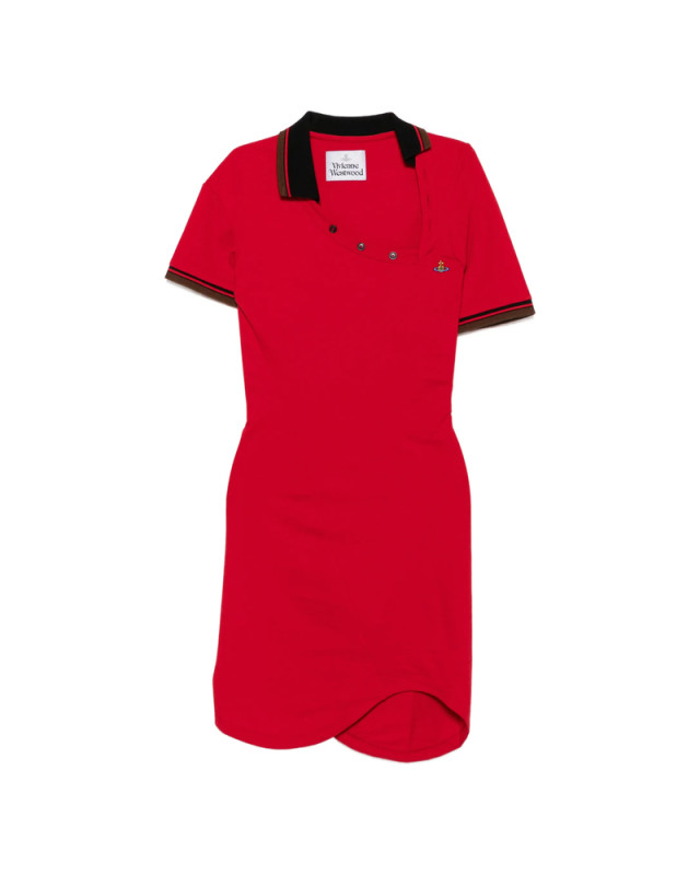 [Vivienne Westwood] Short sleeve dress FW26 1601005A J00AU H401