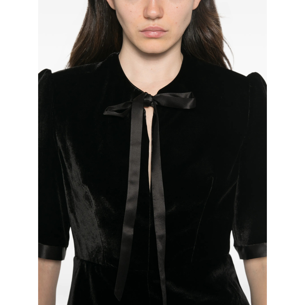 [De Santis] Short sleeve dress FW26 AB189  NERO