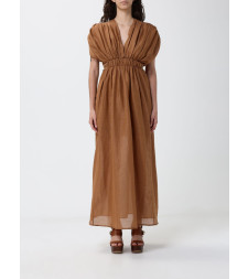 [120% LINO] Short sleeve dress SS26 33BLIW4PLQ000G494 700681