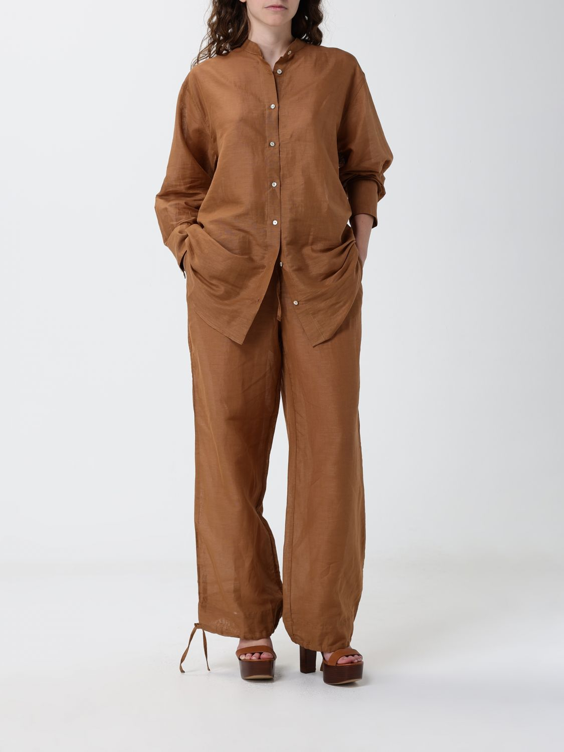[120% LINO] Trousers SS26 33BLIW29RY000G494 700681