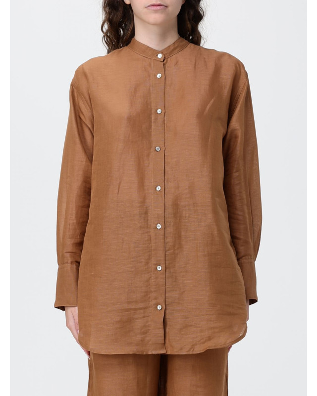 [120% LINO] Shirts Long Sleeve SS26 33BLIW1PLL000G494 700681