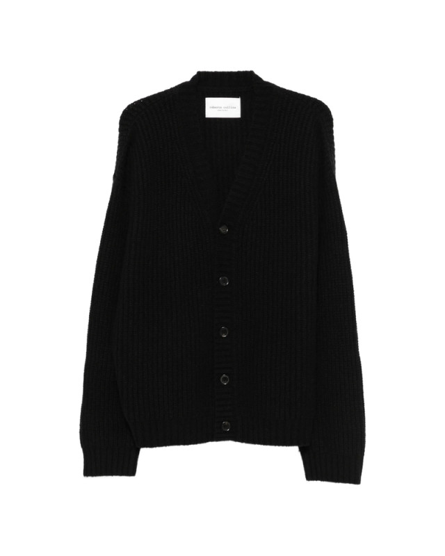 [ROBERTO COLLINA] Cardigan FW26 263MYB25110  NERO
