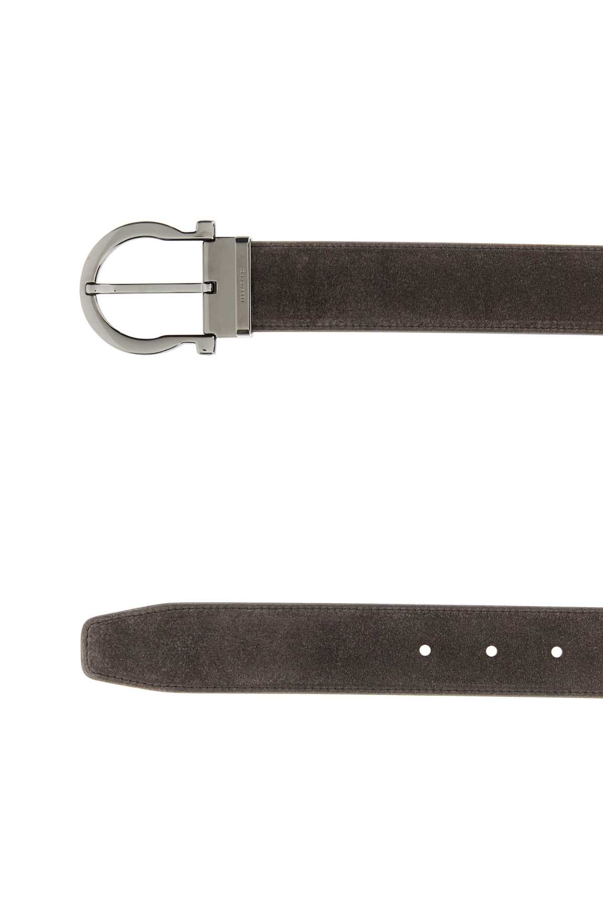 [Salvatore Ferragamo] Belt FW26 670386798882 ELEFANTE