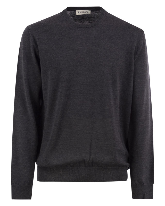 [Premiata] Knitwear FW26 PMG48 ANTHRACITE MELANGE