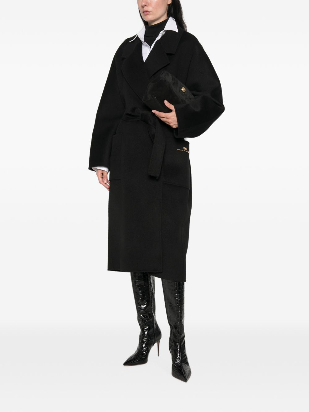 [ELISABETTA FRANCHI] Coat FW26 CP01D66E2110