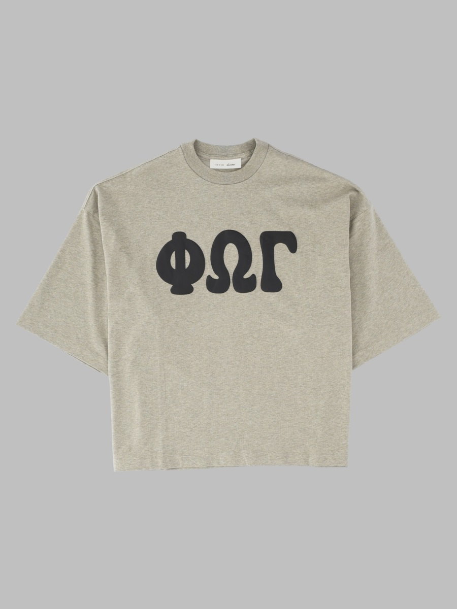 [Fear Of God Essentials] T-shirts Short Sleeve SS26 RW00383_SEALHEATHER