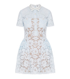 [Self-portrait] Short sleeve dress FW26 AW26004SABLBLUE