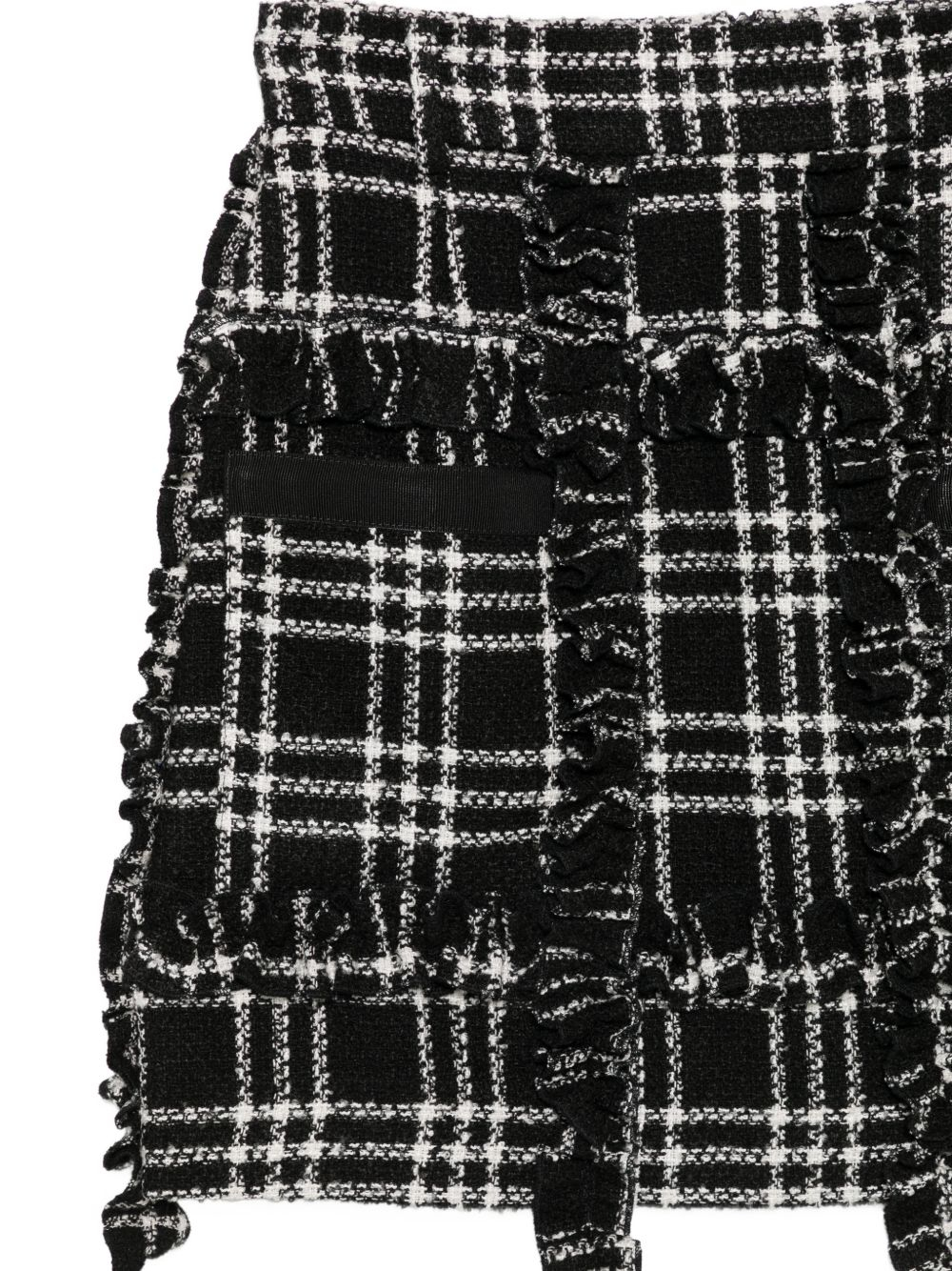 [ALESSANDRO ENRIQUEZ] Midi skirt FW26 SK84JQBLACK