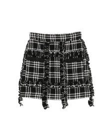 [ALESSANDRO ENRIQUEZ] Midi skirt FW26 SK84JQBLACK