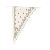 [Destin] Scarf FW26 BOX12TRIBANDANACREAM