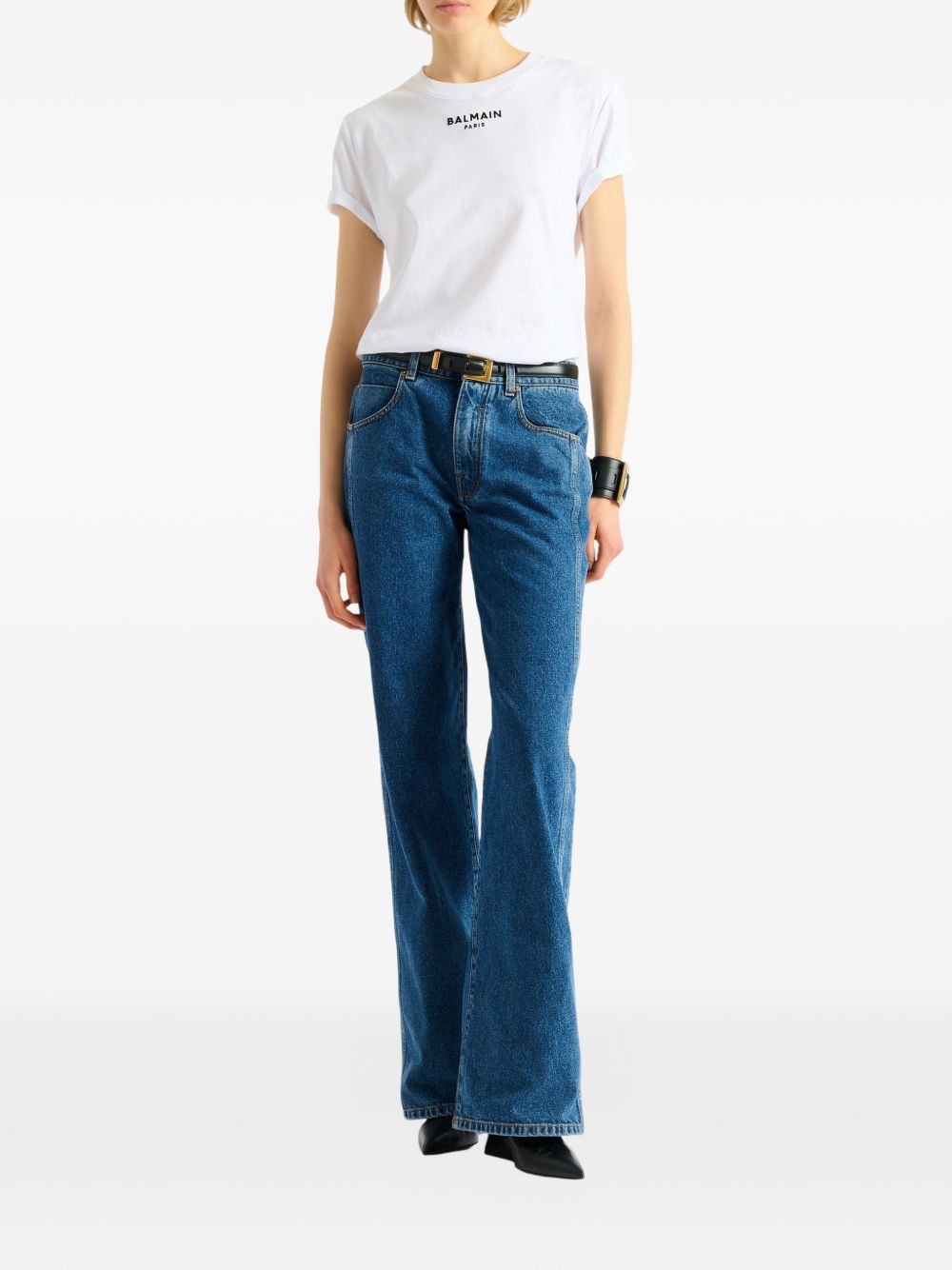 [Balmain] T-shirts Short Sleeve FW26 HF1EF000BD10GAB