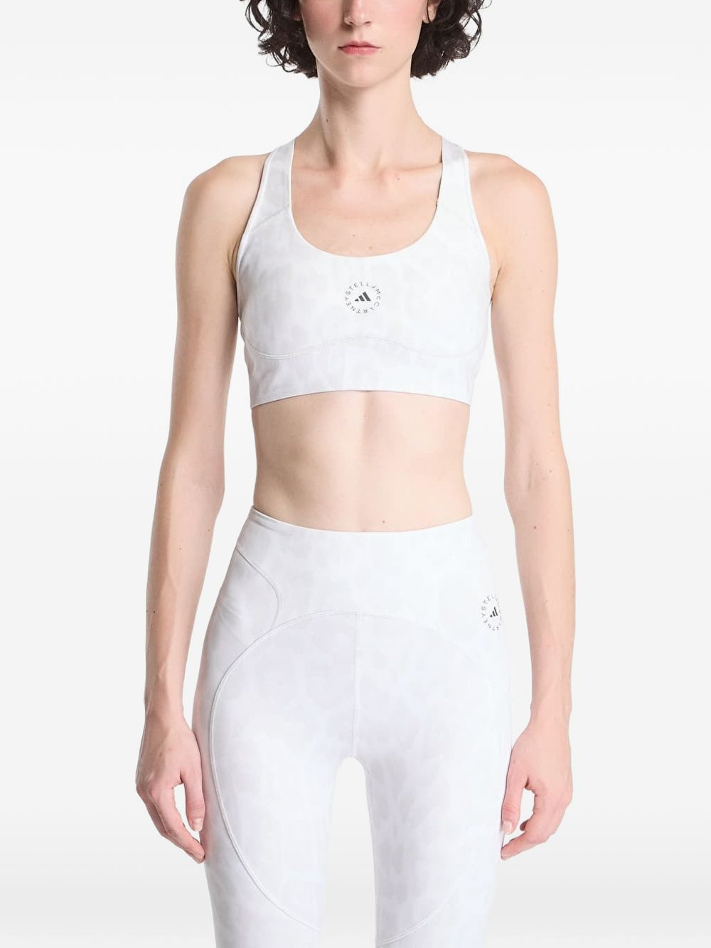 [Adidas By Stella McCartney] T-shirts Sleeveless FW26 KR6177CWHITE/ORBGRY