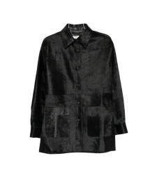 [Alysi] Leather Jacket FW26 266802A6040FOND