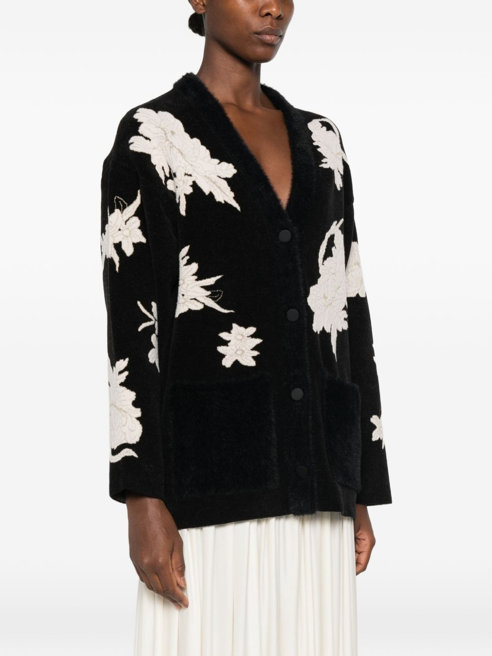 [Forte Forte] Cardigan FW26 15156MYKNITNERO