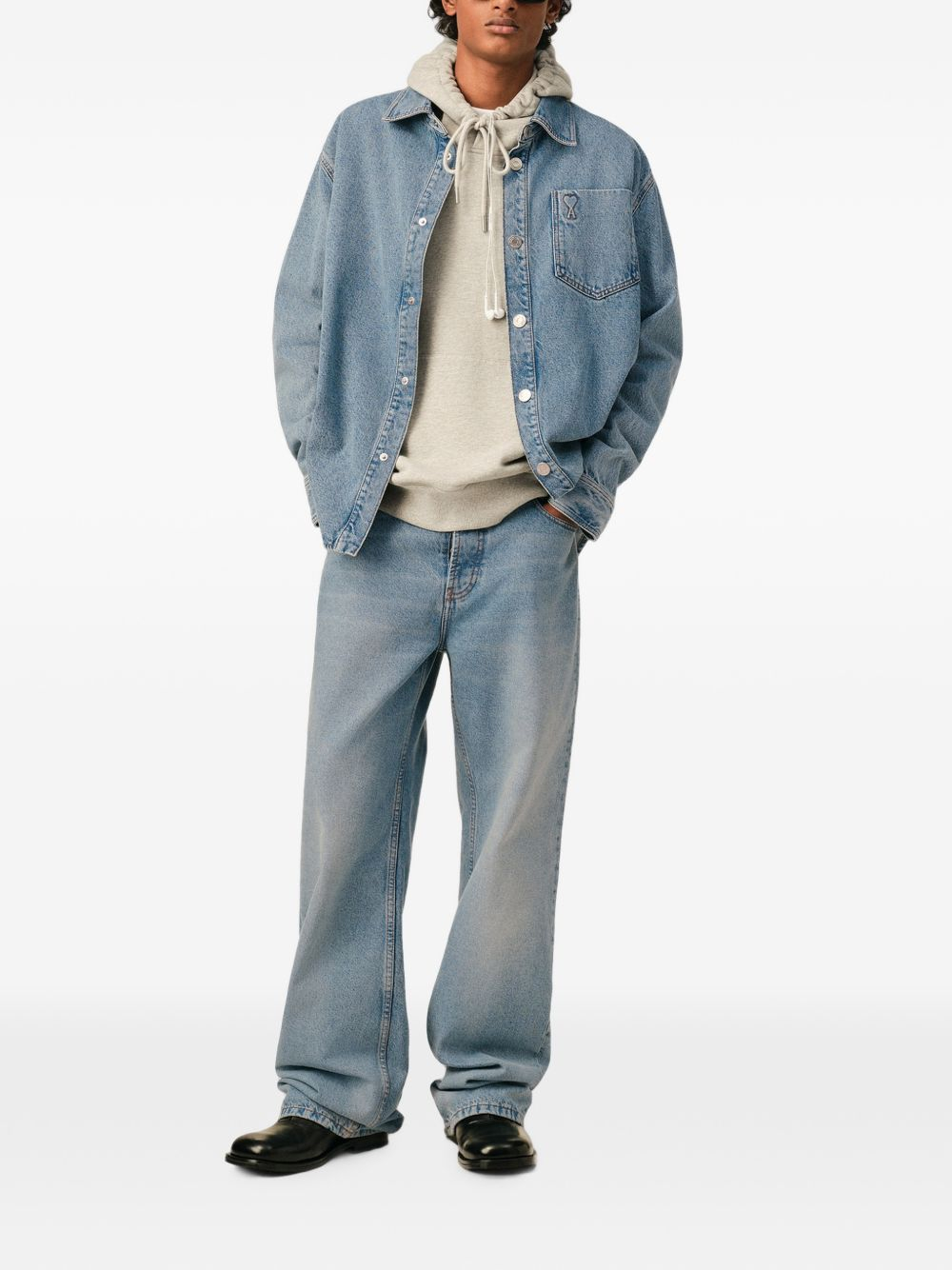 [Ami Paris] Shirts Long Sleeve FW26 UJK918DE0046480
