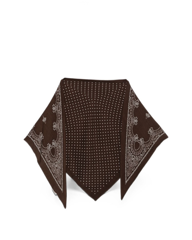 [Destin] Scarf FW26 TRI CHOCO