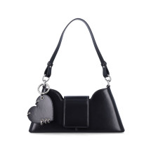 [JUSTINE CLENQUET] Shoulder bag FW26 MARLAKEYCHAINBLACK