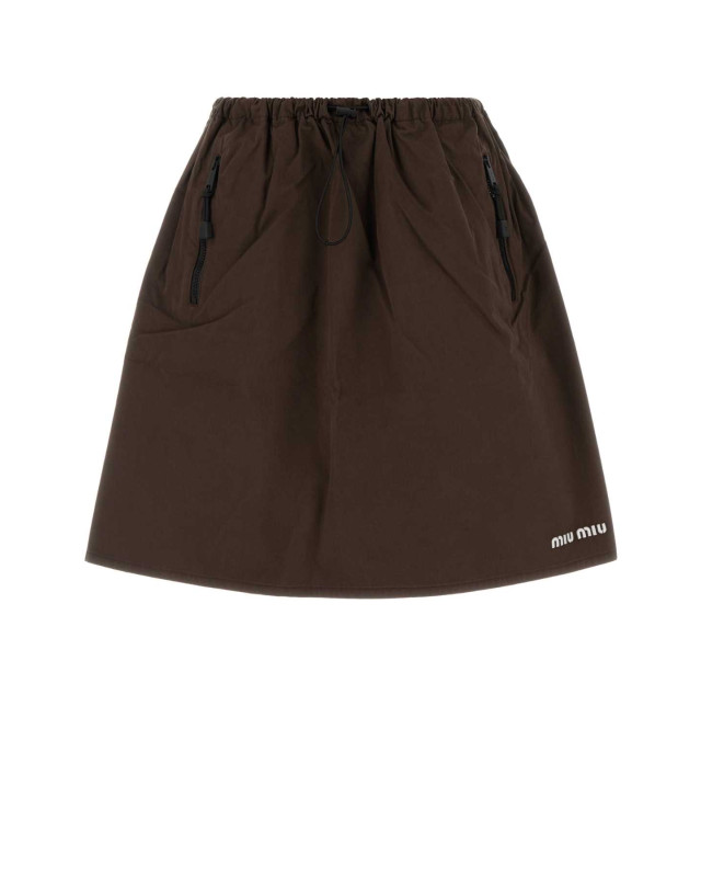 [Miu Miu] Mini skirt FW26 MG2755SOOO19LW F0192