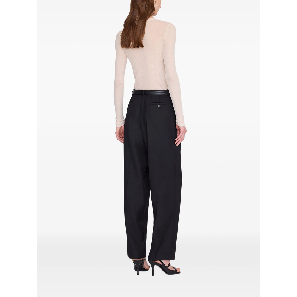 [Anine Bing] Trousers FW26 A-03-12597  BLK26
