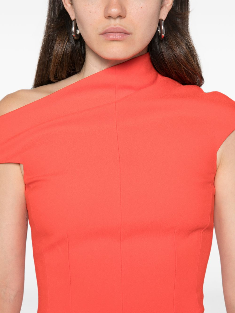 [Solace London] Sleeveless dress FW26 OS49022SCARLET