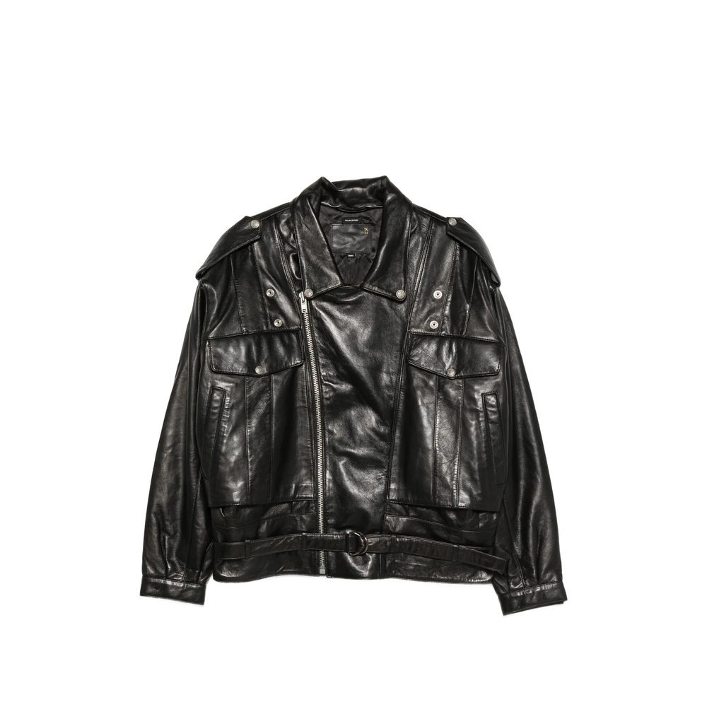 [R13] Leather Jacket FW26 R13WR674 R866A BLACK