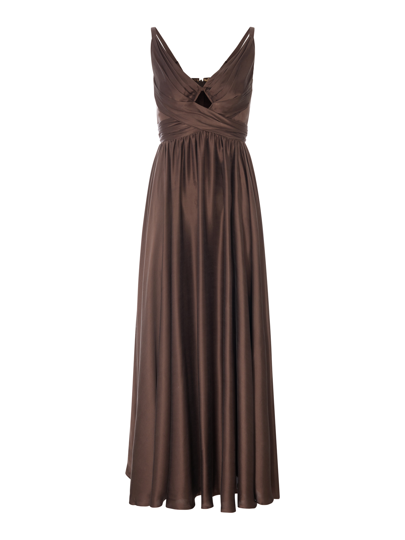 [Zimmermann] Sleeveless dress FW26 5396DF26RBCH BITTER CHOCOLATE
