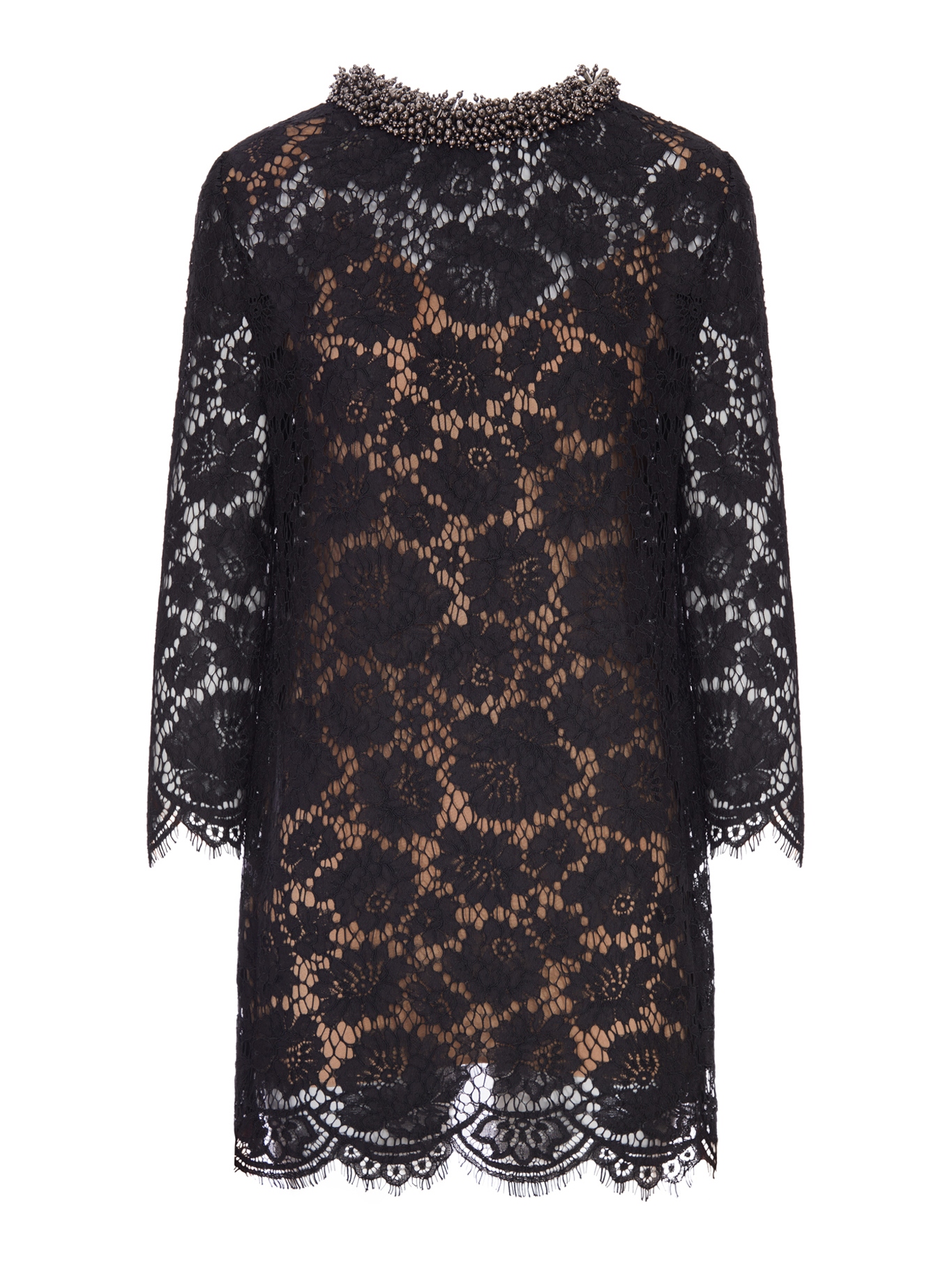 [Self-portrait] Long sleeve dress FW26 AW26045SBBLACK
