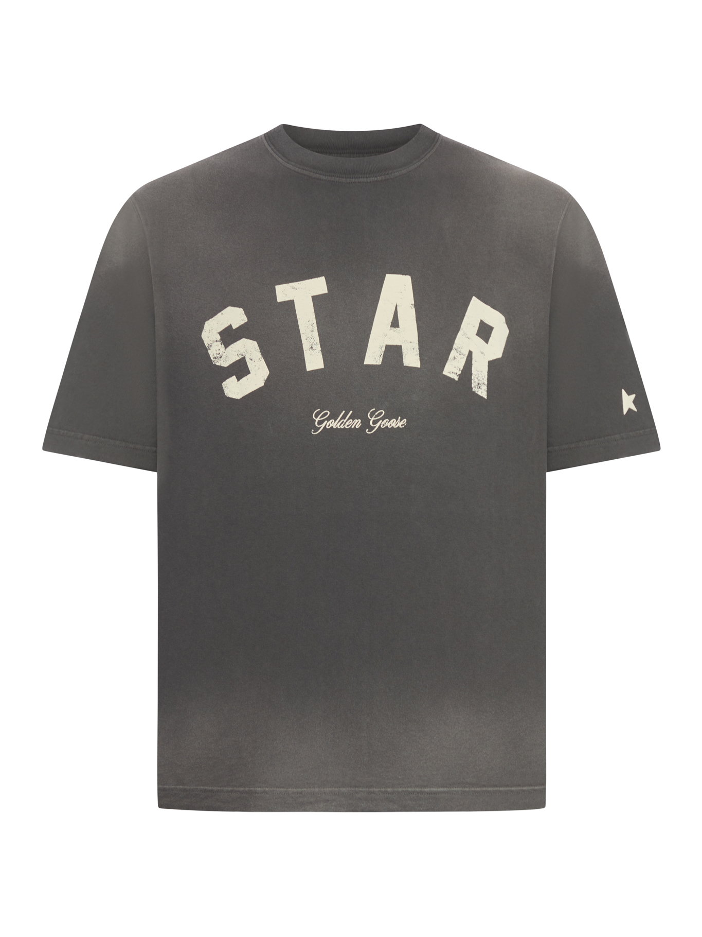 [GOLDEN GOOSE DELUXE BRAND] T-shirts Short Sleeve FW26 GUP01873P00241960666 CHARCOAL