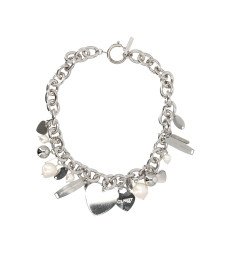 [JUSTINE CLENQUET] Necklace FW26 BRITTNECKLACEPALLADIUM