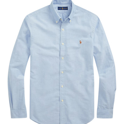 [Polo Ralph Lauren] Shirts Long Sleeve FW26 7107920410022WAX BLUE