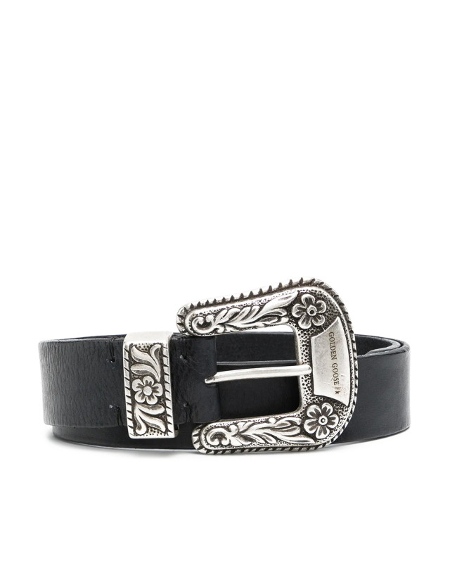 [GOLDEN GOOSE DELUXE BRAND] Belt FW26 GWA00179A00013390100 BLACK