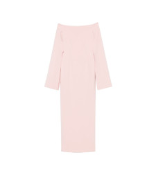 [Solace London] Long sleeve dress FW26 OS49015PALEPINK