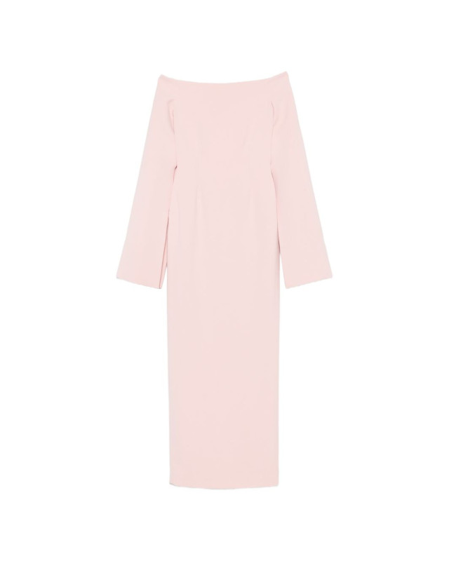 [Solace London] Long sleeve dress FW26 OS49015PALEPINK