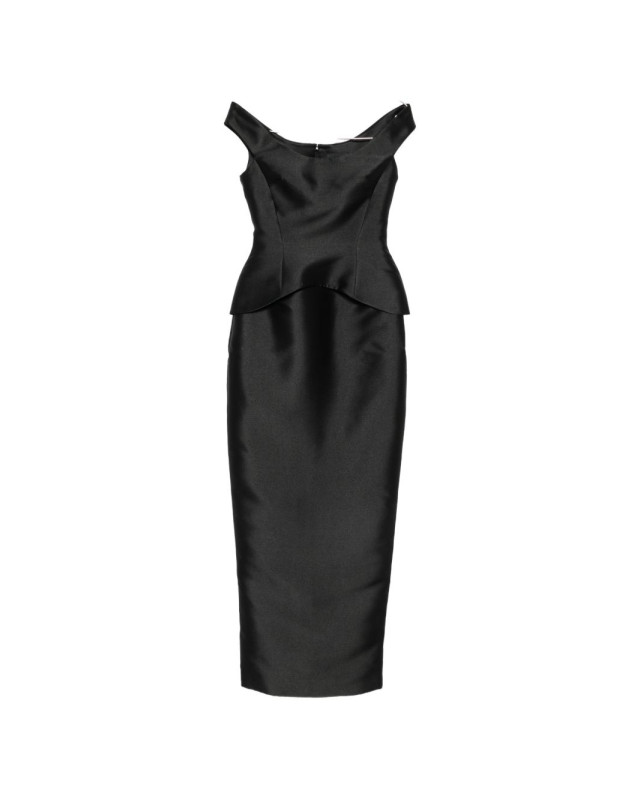 [Solace London] Sleeveless dress FW26 OS49024BLACK