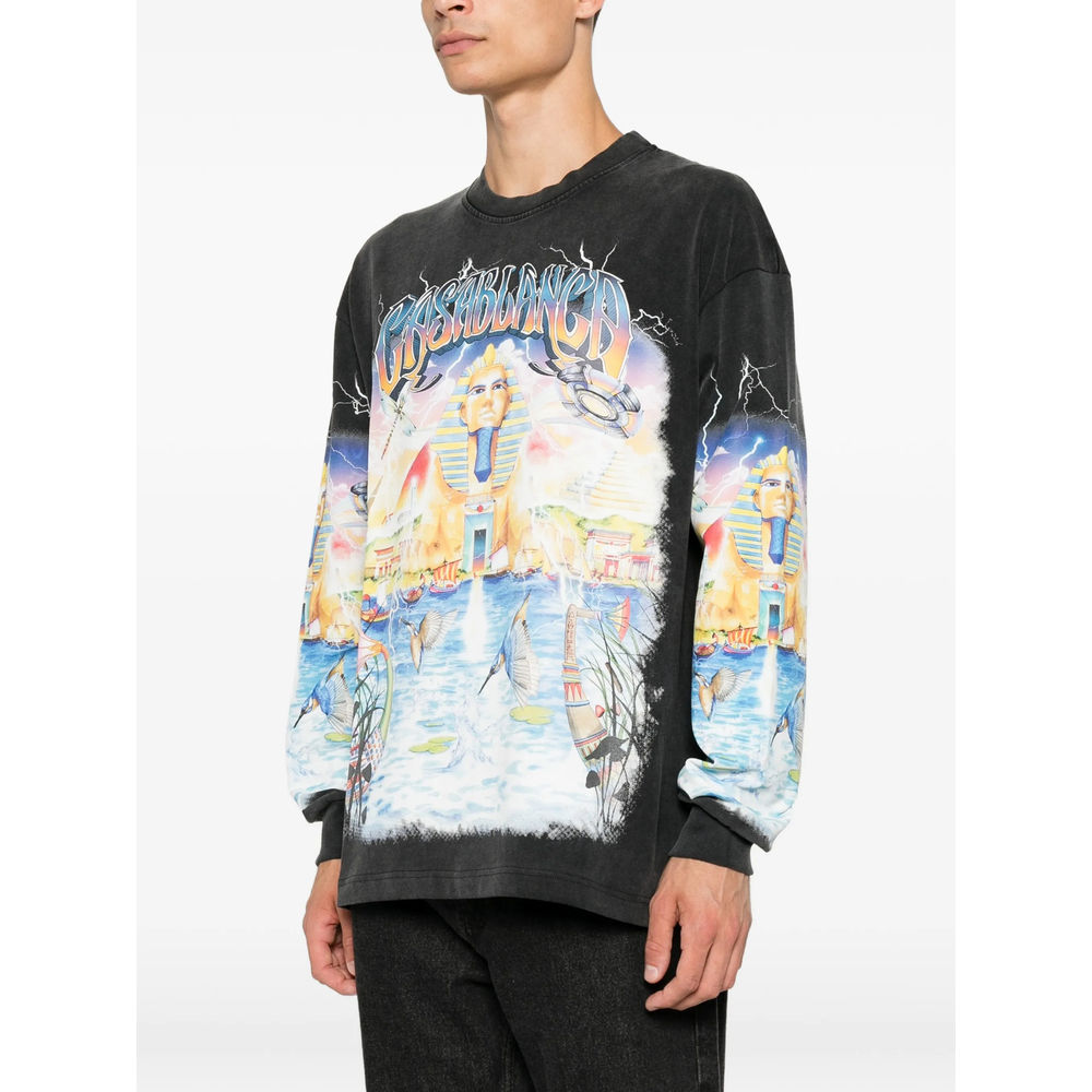 [Casablanca] Sweatshirt FW26 PF26-JTS-062 01 EGYPT
