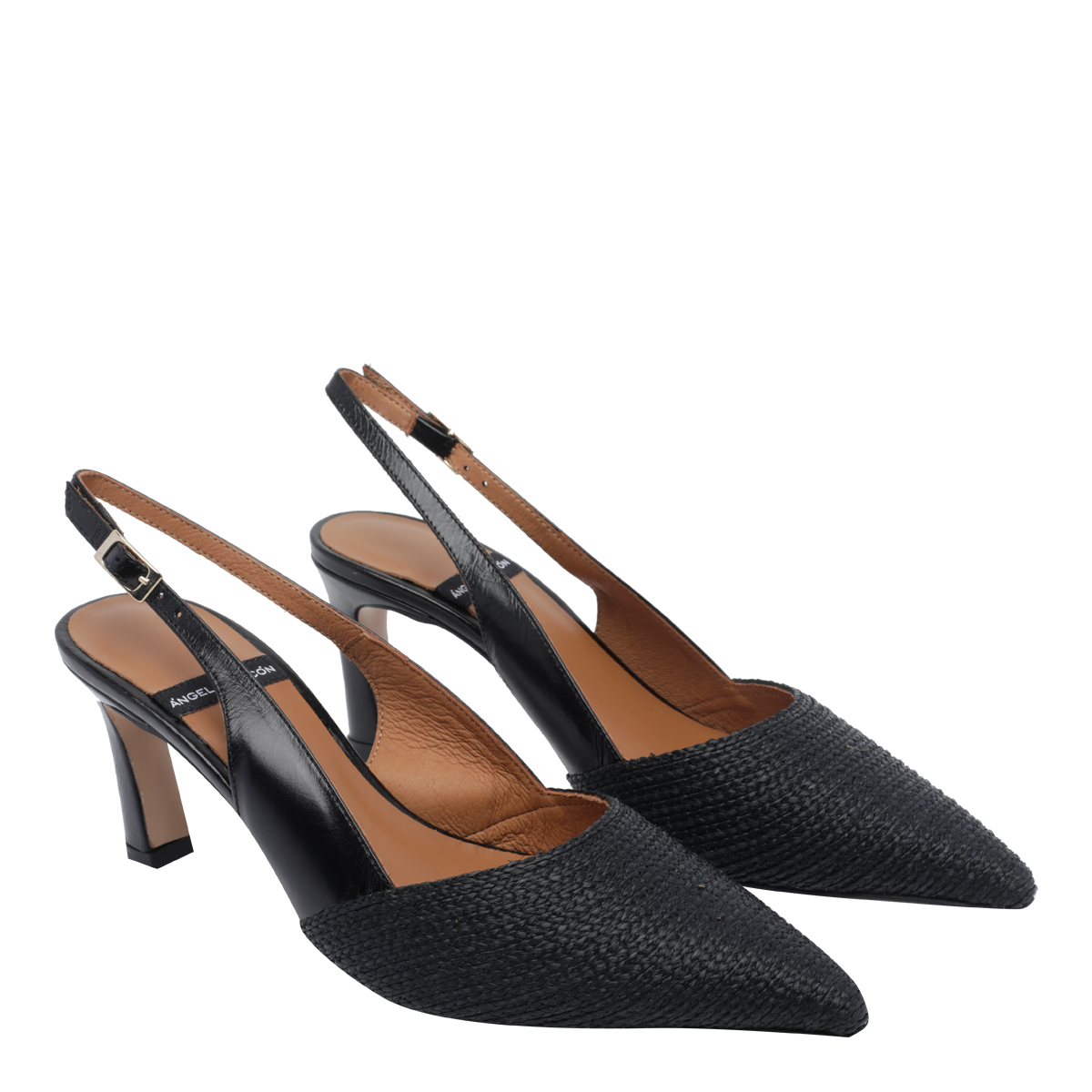 [ANGEL ALARCON] Pumps SS26 26024.458BZAPATOS NEGROS