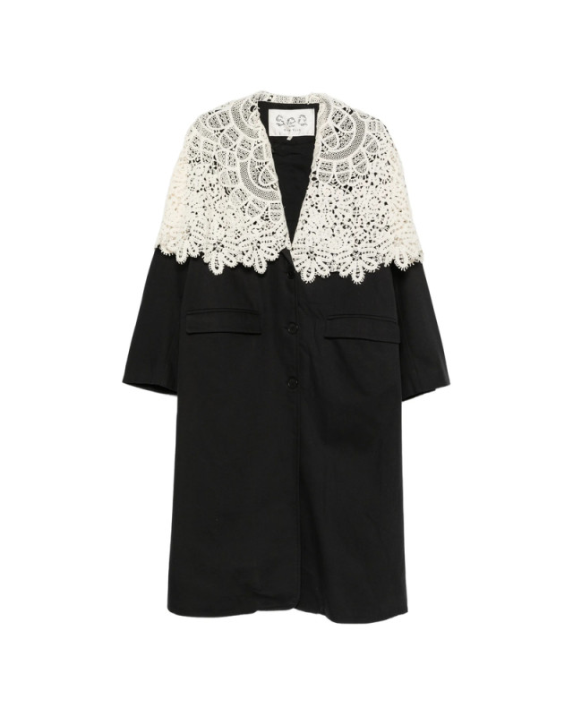 [Sea] Coat FW26 PF26-089  BLACK