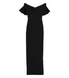 [Solace London] Short sleeve dress FW26 OS46003  BLACK