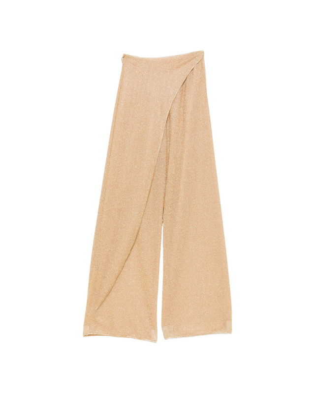 [OSEREE] Trousers FW26 GLF268 LUREX GOLD