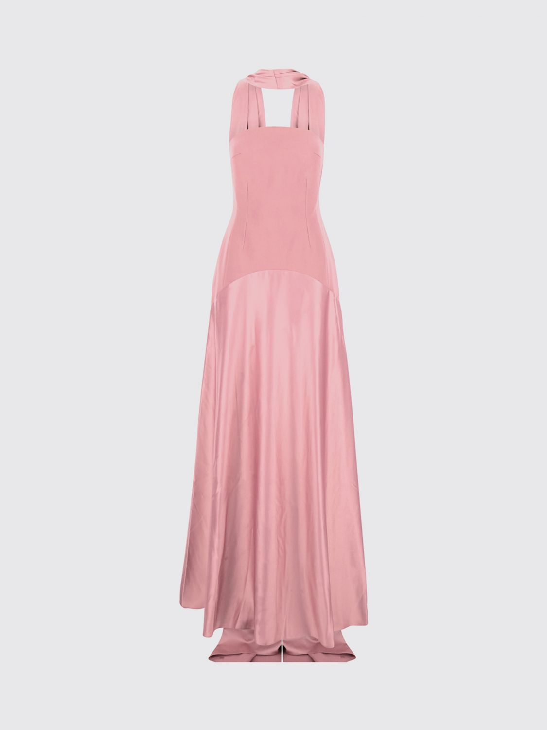 [Solace London] Sleeveless dress FW26 OS48014 DARKROSE