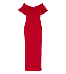 [Solace London] Short sleeve dress FW26 OS46003SCARLET