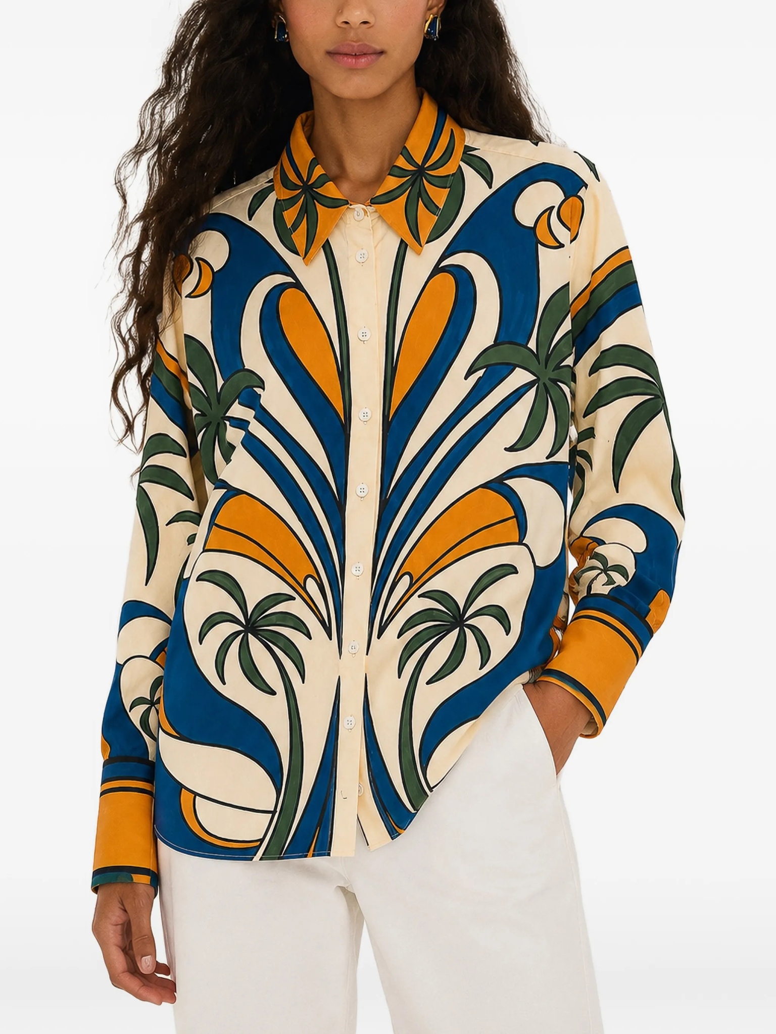 [Farm Rio] Shirts Long Sleeve FW26 35647126009