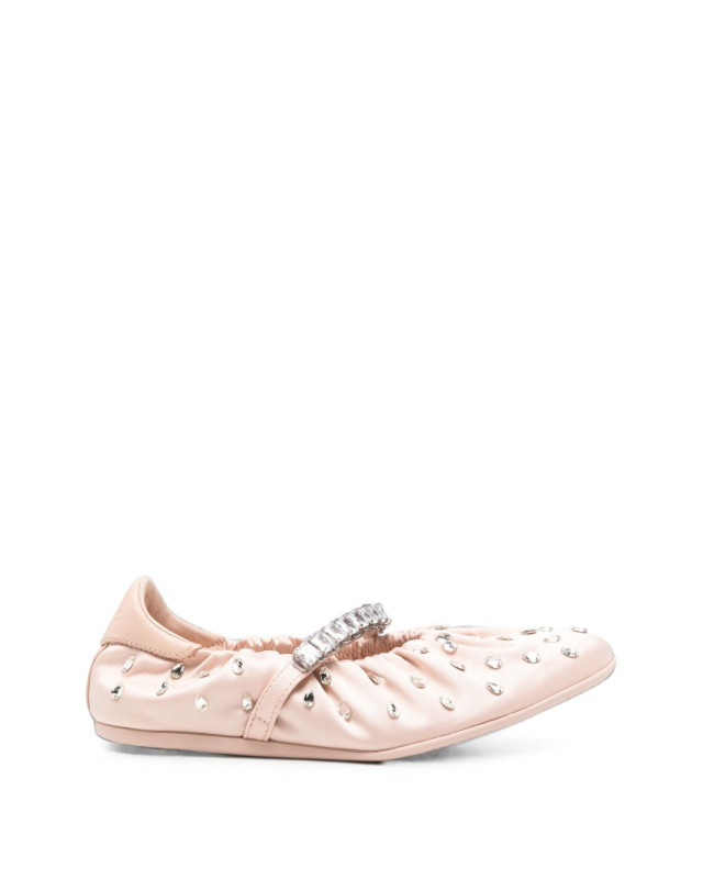 [Jimmy Choo] Flat shoes FW26 JADEBALLERINAQEPMACARON/CRYSTAL