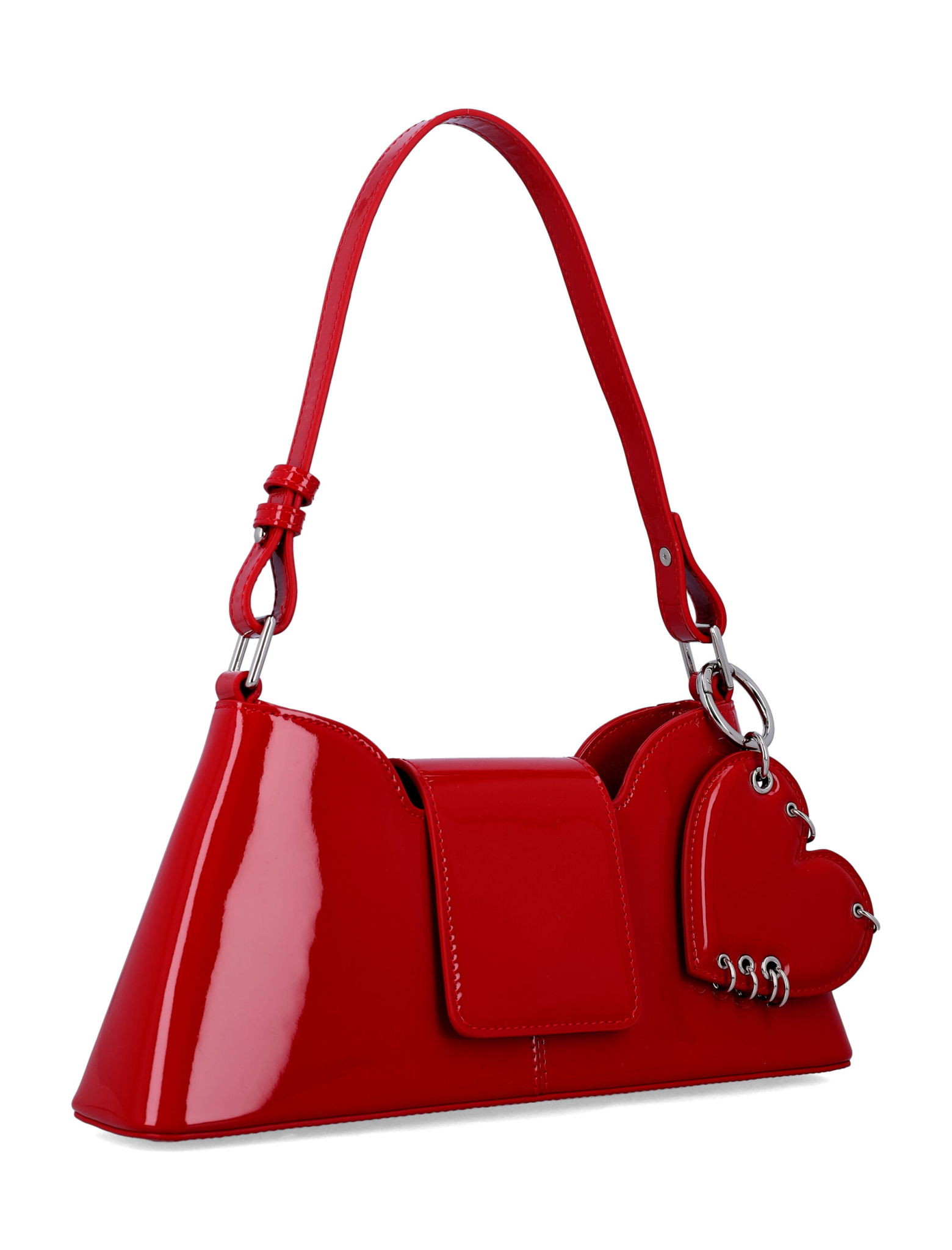 [JUSTINE CLENQUET] Shoulder bag FW26 MARLAKEYCHAINRED LIPSTI